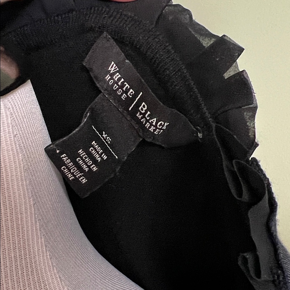 White House Black Market Black Sweater - Picture 3 of 5